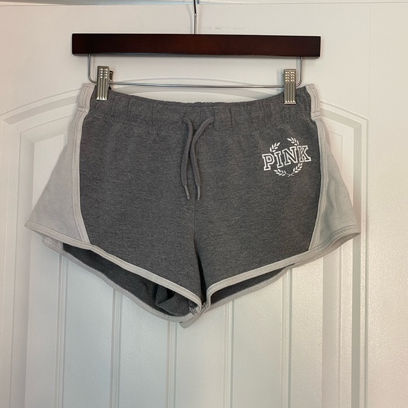 PINK Victoria's Secret Pants - Victoria’s Secret gray and white shorts size small